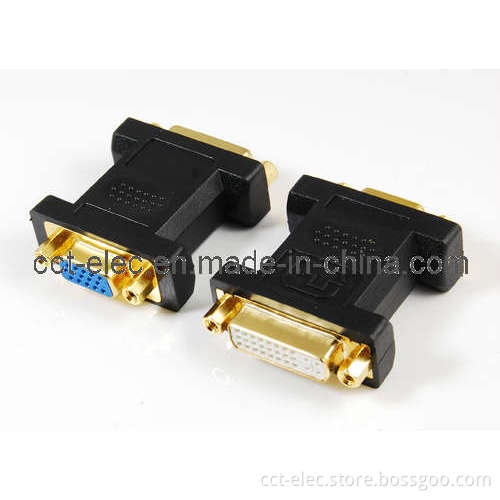 DVI (24+5) Female to VGA Female Adaptor